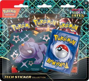 pokemon paldean fates tech sticker collection maschiff
