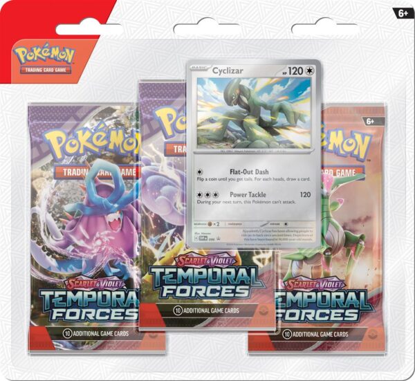pokemon temporal forces 3 pack blister cyclizar