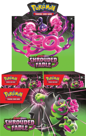 Pokémon Scarlet & Violet Shrouded Fable Booster Bundle Display