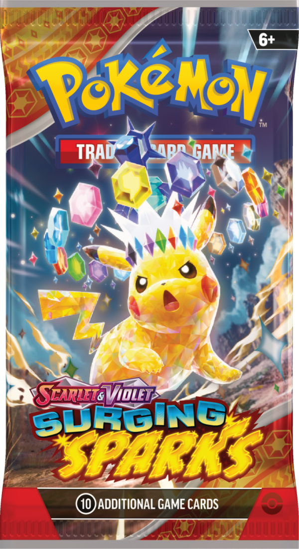 sv8 pokemon surging sparks booster pikachu