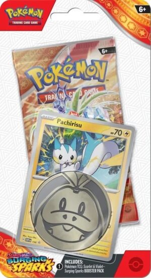 sv8 pokemon surging sparks checklane blister pachirisu