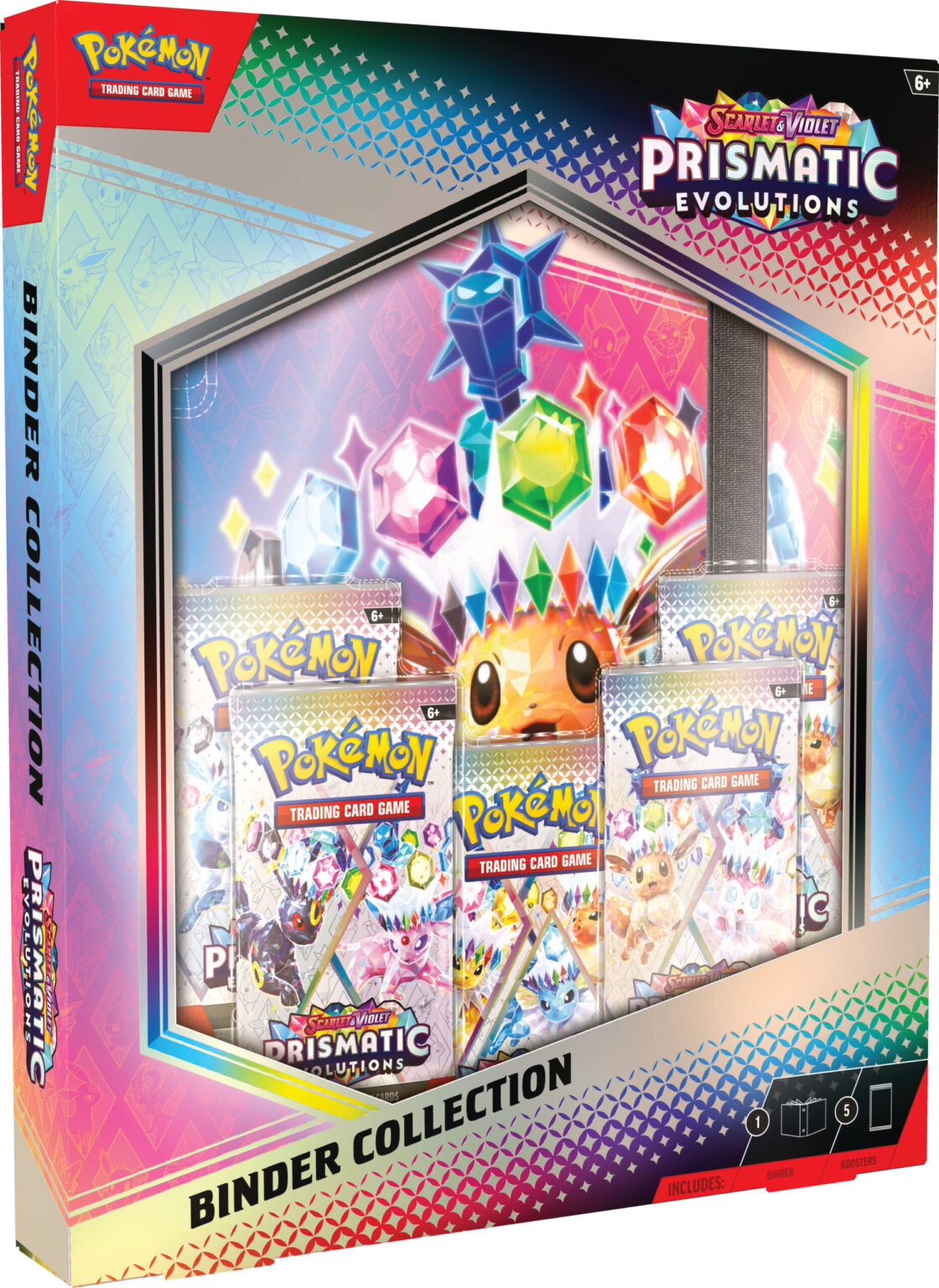 pokemon scarlet & violet prismatic evolutions booster bundle box Super Premium Collection Includes six booster packs from the Pokmon TCG Pokemon Prismatic Evolutions Scarlet and