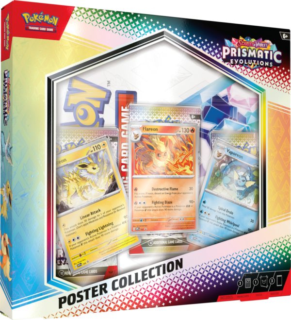 Pokémon Scarlet & Violet Prismatic Evolutions Poster Collection